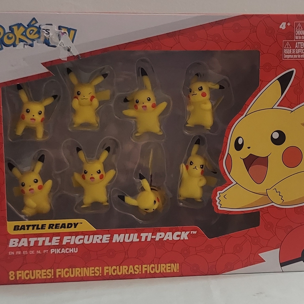 Pokemon Pikachu Figure Multi-Pack - Yellow